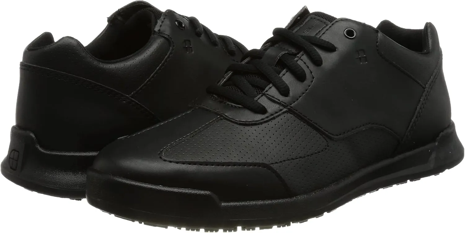 Shoes for Crews Liberty Women's Non Slip Work Shoes - Work & Safety Footwear, Comfortable Water Resistant Womens Food Service Sneakers - Black