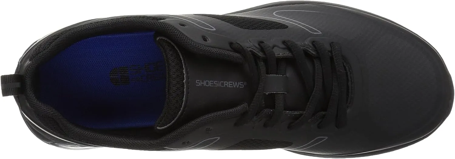 Shoes for Crews Revolution II, Women's Work Shoes, Slip Resistant, Water Resistant, Black, Medium and Wide Sizes