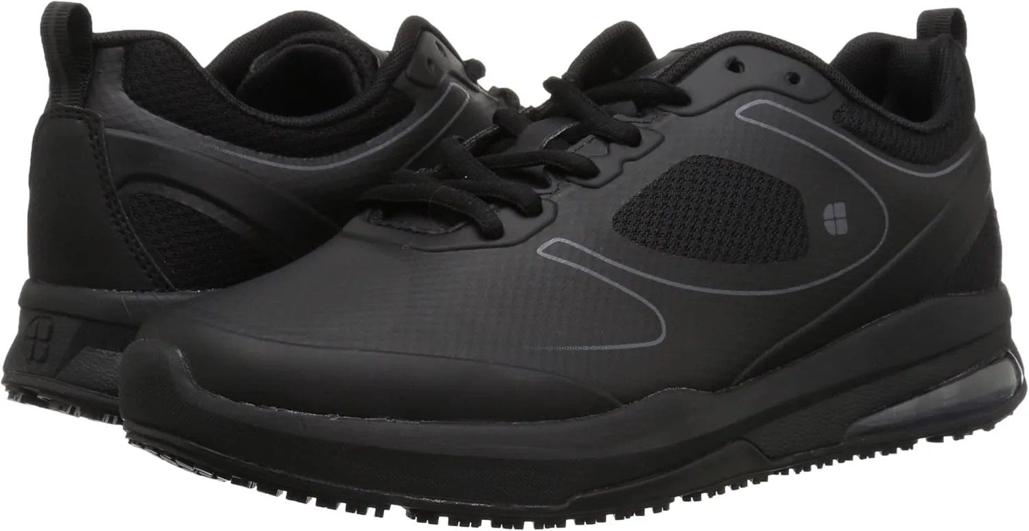 Shoes for Crews Revolution II, Women's Work Shoes, Slip Resistant, Water Resistant, Black, Medium and Wide Sizes