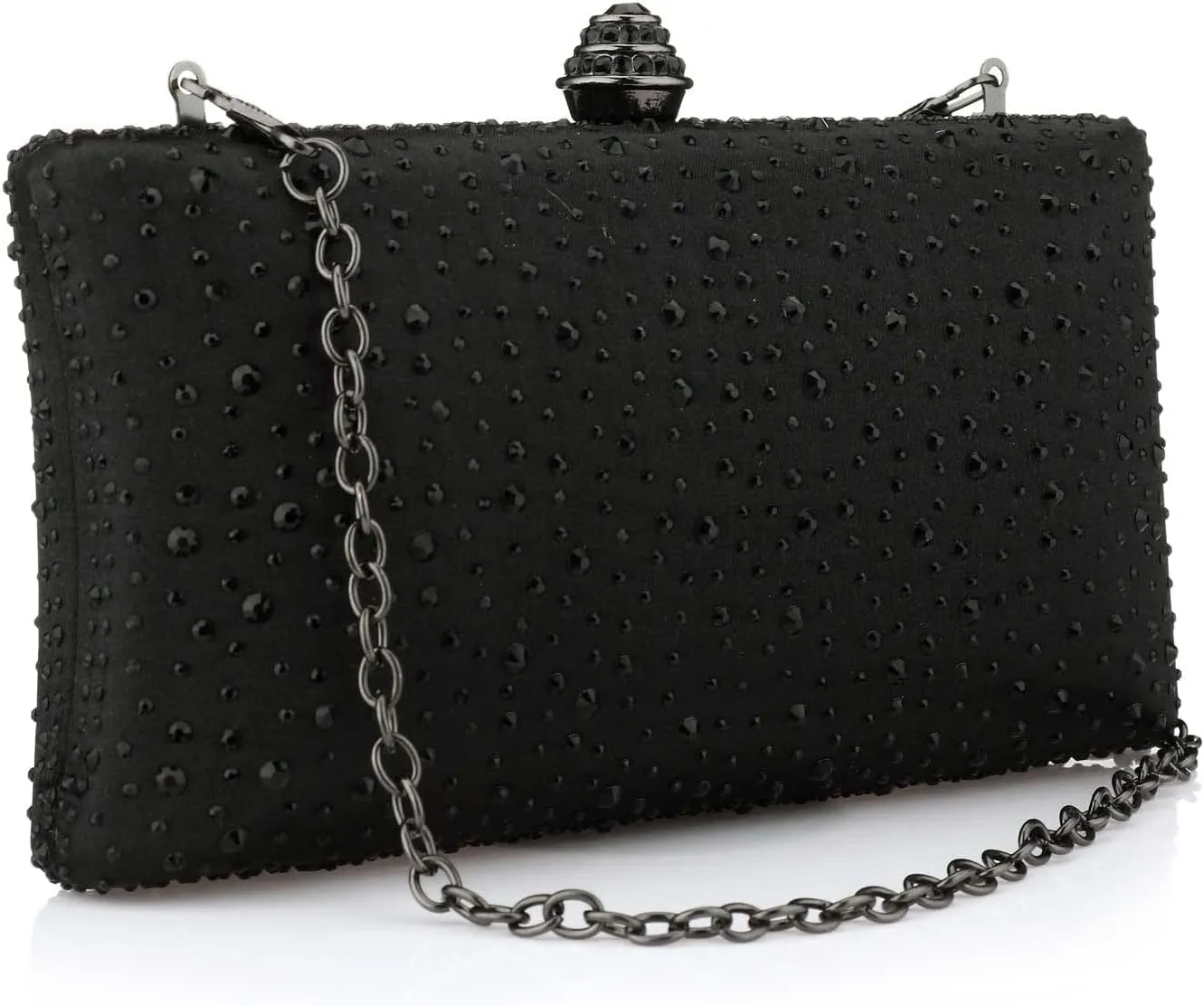 Simcat Women Handbags Rhinestone Evening Bags Party Purse Prom Wedding Bride Crystal Party Clutches Bag with Chain