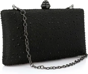 Simcat Women Handbags Rhinestone Evening Bags Party Purse Prom Wedding Bride Crystal Party Clutches Bag with Chain