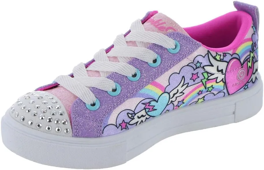 Skechers Girls' Twinkle Sparks Flying Heart