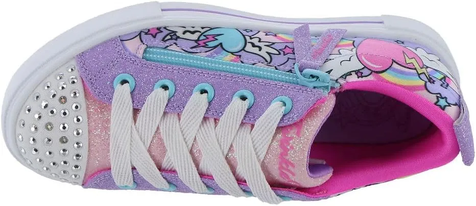 Skechers Girls' Twinkle Sparks Flying Heart