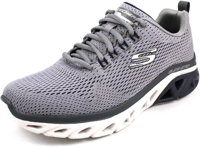 Skechers Men's Skechers Men's Glide Step Sport Wave Heat Lace up Sneaker