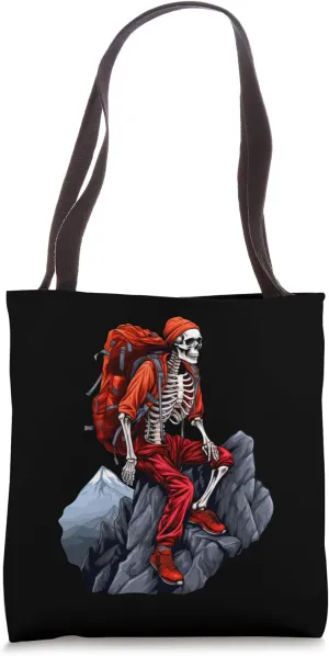 Skeletons Mountaineering / Hiking Skeleton Tote Bag