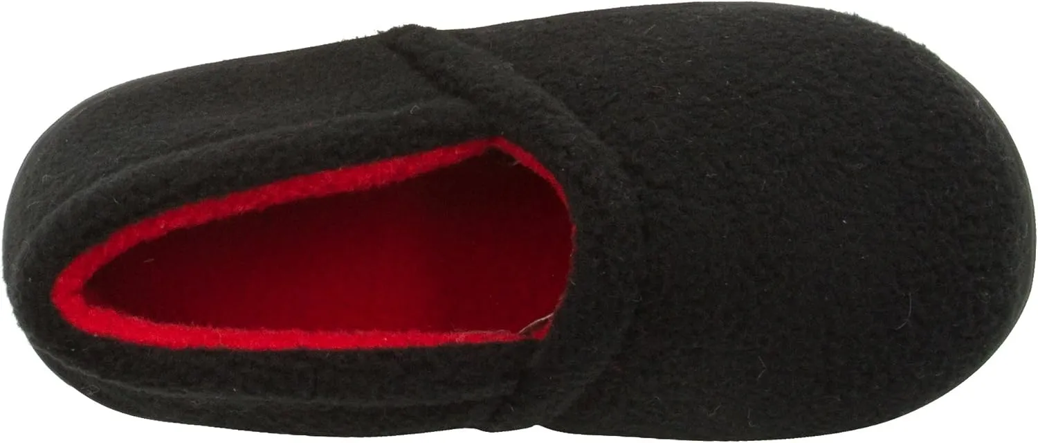 Skysole Fleece Slippers for Boys, Soft Kids Slippers with Closed Back