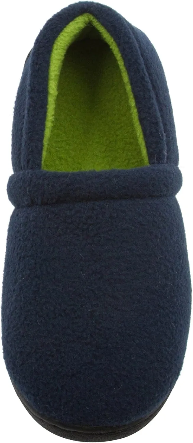 Skysole Fleece Slippers for Boys, Soft Kids Slippers with Closed Back