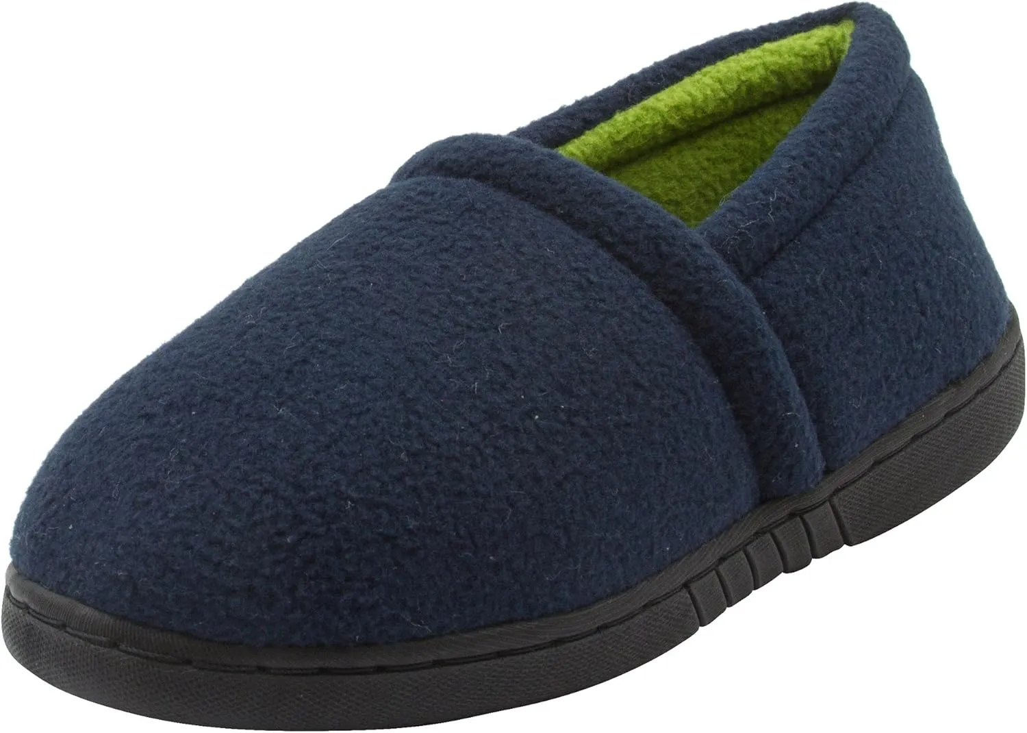Skysole Fleece Slippers for Boys, Soft Kids Slippers with Closed Back