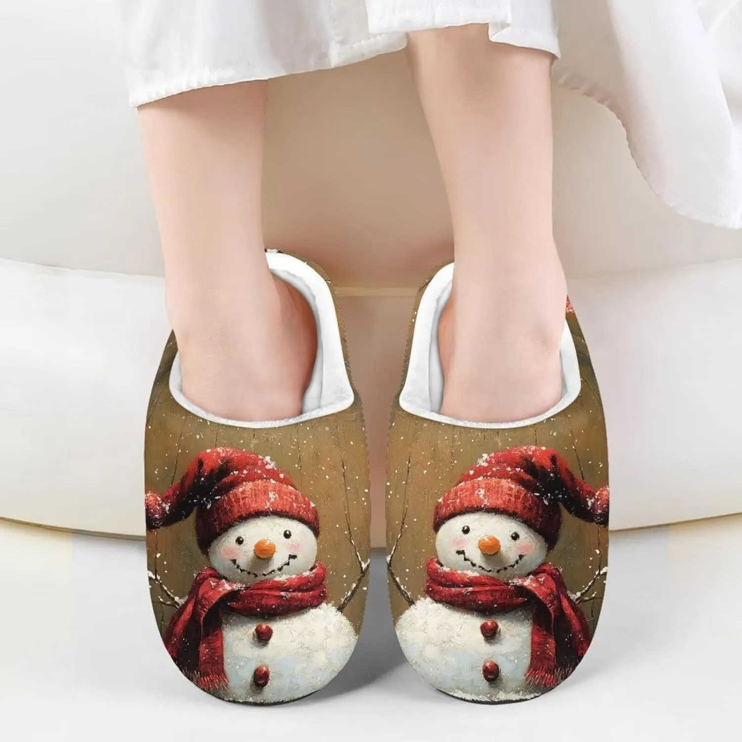 Slippers for Teen Girls Washable Fuzzy House Slippers for Girls Black