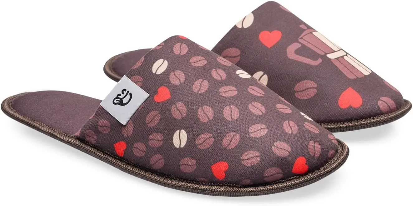 Slippers for Women, Men & Kids Memory Foam Funny Designs Unicorn Music Rainbow Comics Games Gift