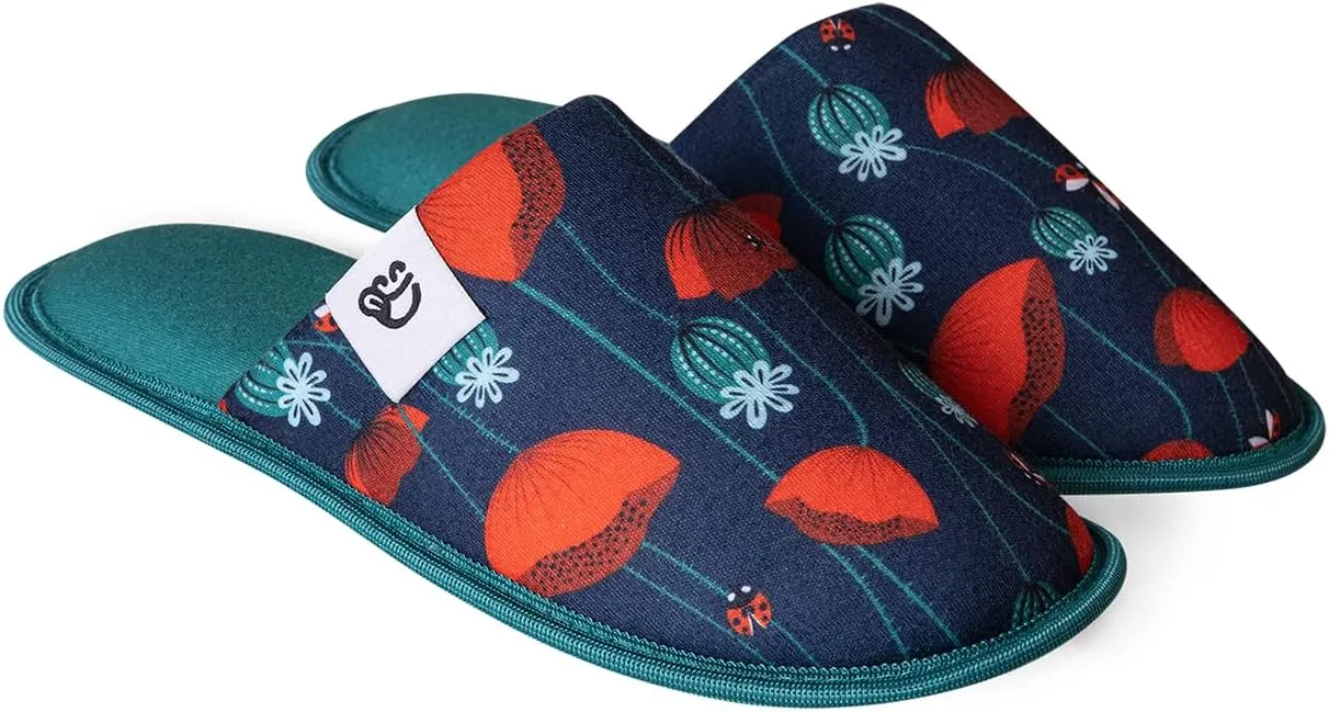 Slippers for Women, Men & Kids Memory Foam Funny Designs Unicorn Music Rainbow Comics Games Gift