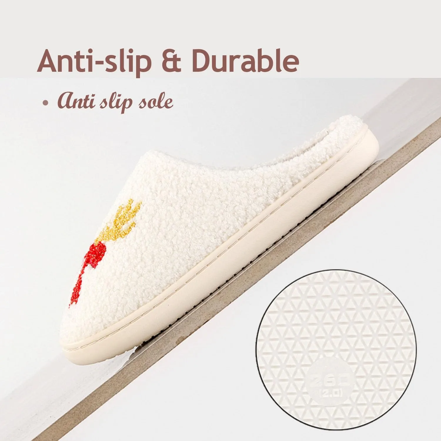 Slippers for Women Men Warm Memory Foam Anti-Slip House Shoes Comfortable Cotton Slippers Home Bedroom Shoes Indoor & Outdoor