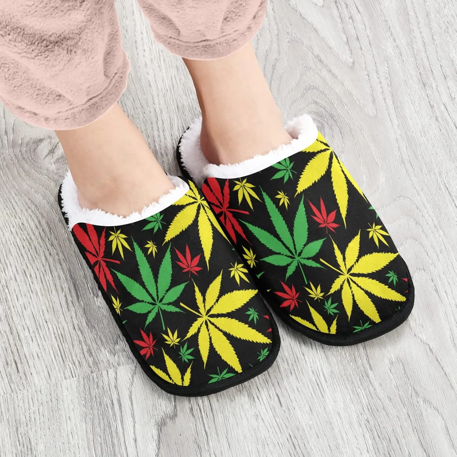 Slippers Soft Memory Foam Non-Slip Indoor House Slippers Home Shoes for Bedroom Hotel Travel Spa