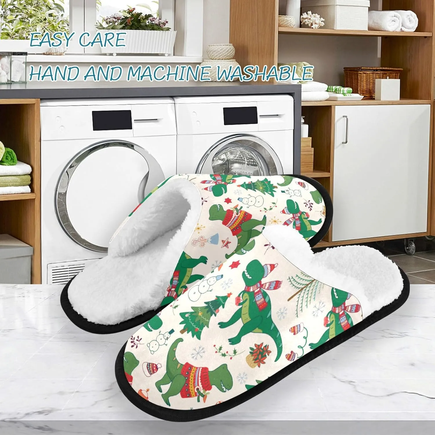 Slippers Soft Memory Foam Non-Slip Indoor House Slippers Home Shoes for Bedroom Hotel Travel Spa