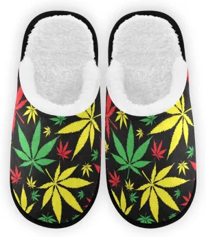Slippers Soft Memory Foam Non-Slip Indoor House Slippers Home Shoes for Bedroom Hotel Travel Spa