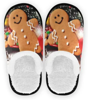 Slippers Soft Non-Slip Indoor House Slippers Home Shoes For Bedroom Hotel Travel Spa
