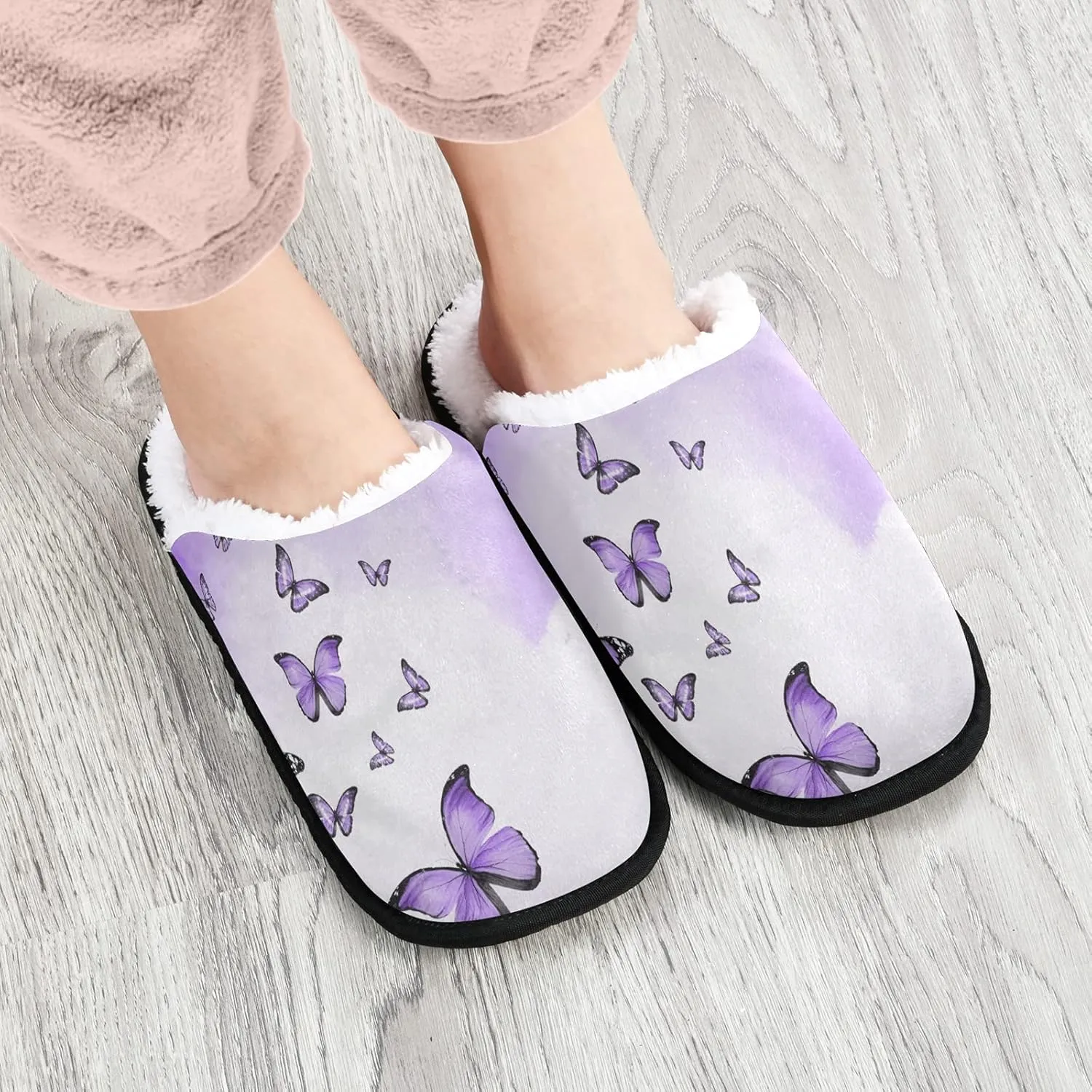 Slippers Soft Non-Slip Indoor House Slippers Home Shoes For Bedroom Hotel Travel Spa