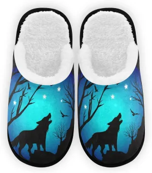 Slippers Soft Non-Slip Indoor House Slippers Home Shoes For Bedroom Hotel Travel Spa