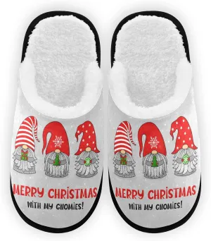 Slippers Soft Non-Slip Indoor House Slippers Home Shoes For Bedroom Hotel Travel Spa