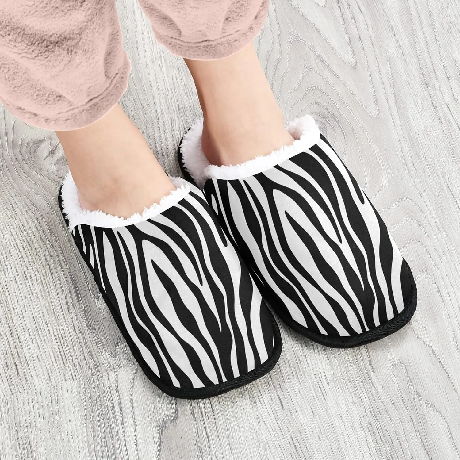 Slippers Soft Non-Slip Indoor House Slippers Home Shoes For Bedroom Hotel Travel Spa