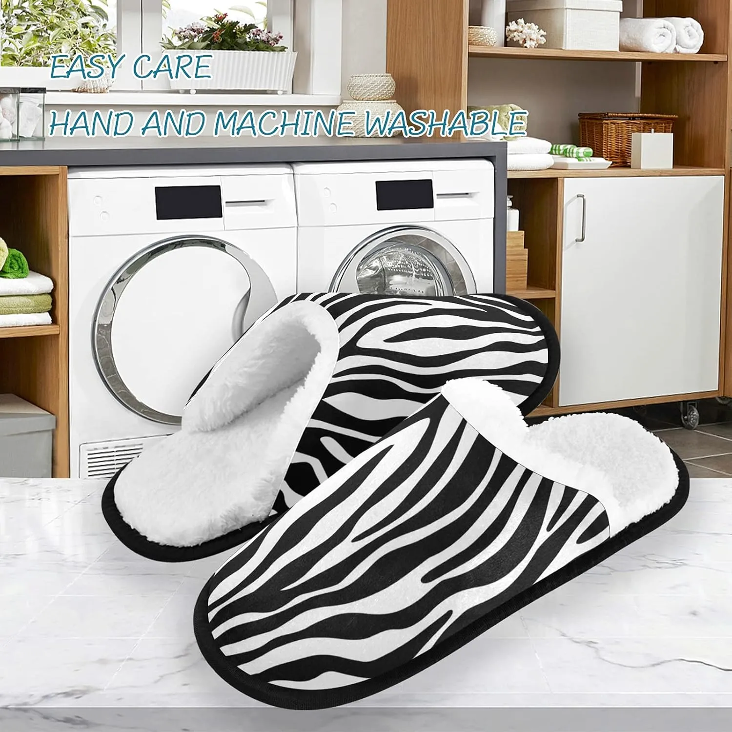 Slippers Soft Non-Slip Indoor House Slippers Home Shoes For Bedroom Hotel Travel Spa