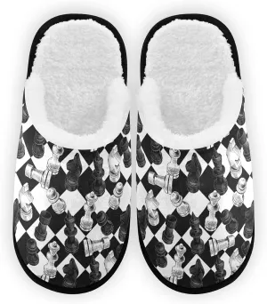 Slippers Soft Non-Slip Indoor House Slippers Home Shoes For Bedroom Hotel Travel Spa