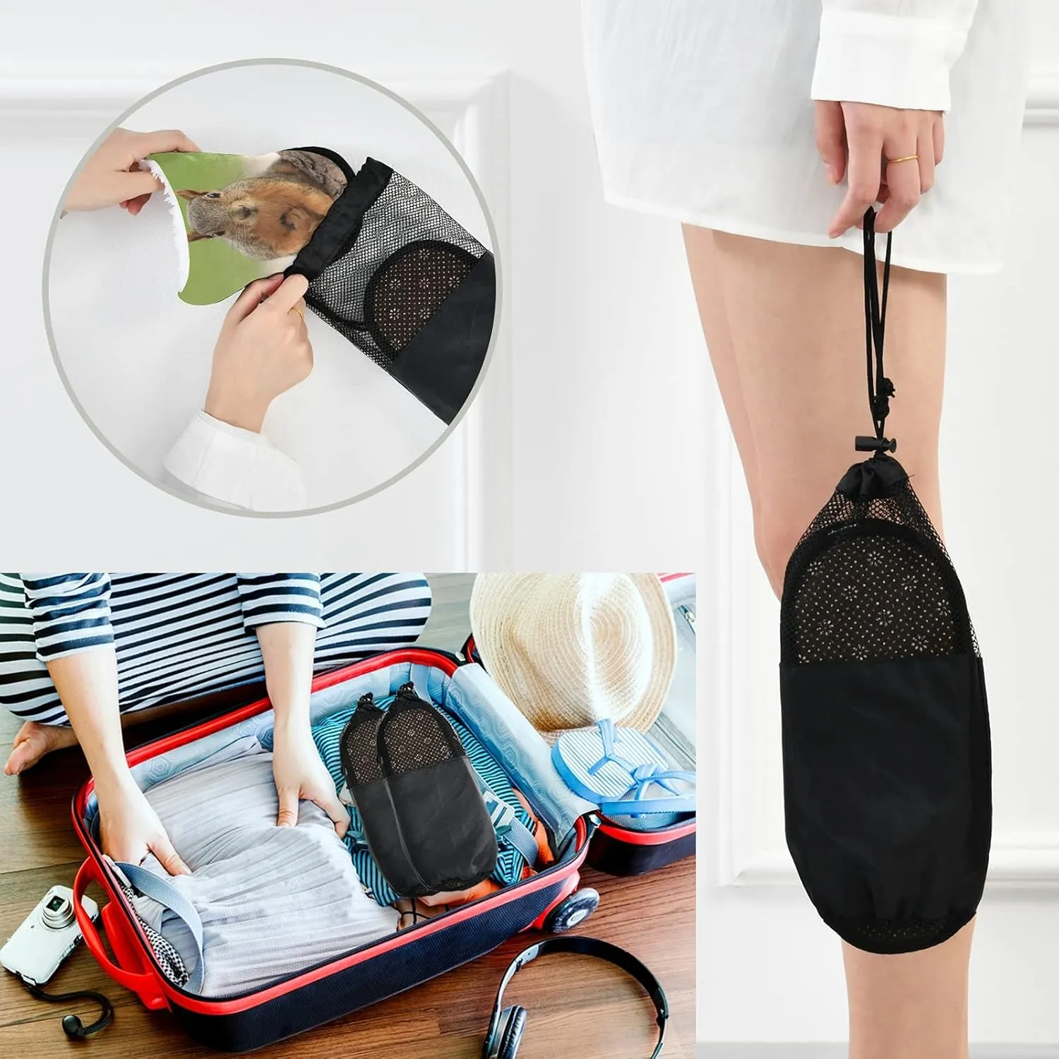Slippers Soft Non-Slip Indoor House Slippers Home Shoes For Bedroom Hotel Travel Spa