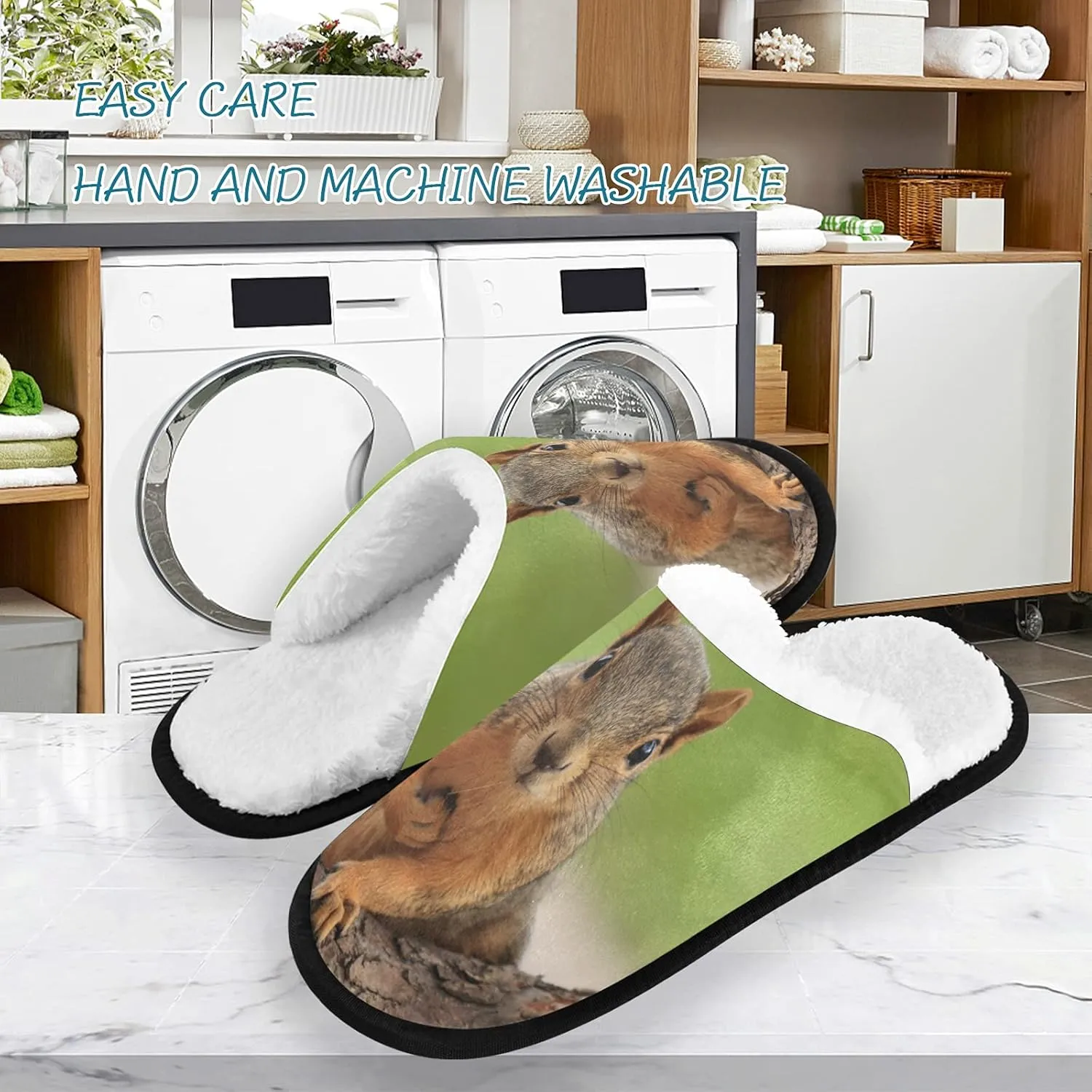 Slippers Soft Non-Slip Indoor House Slippers Home Shoes For Bedroom Hotel Travel Spa