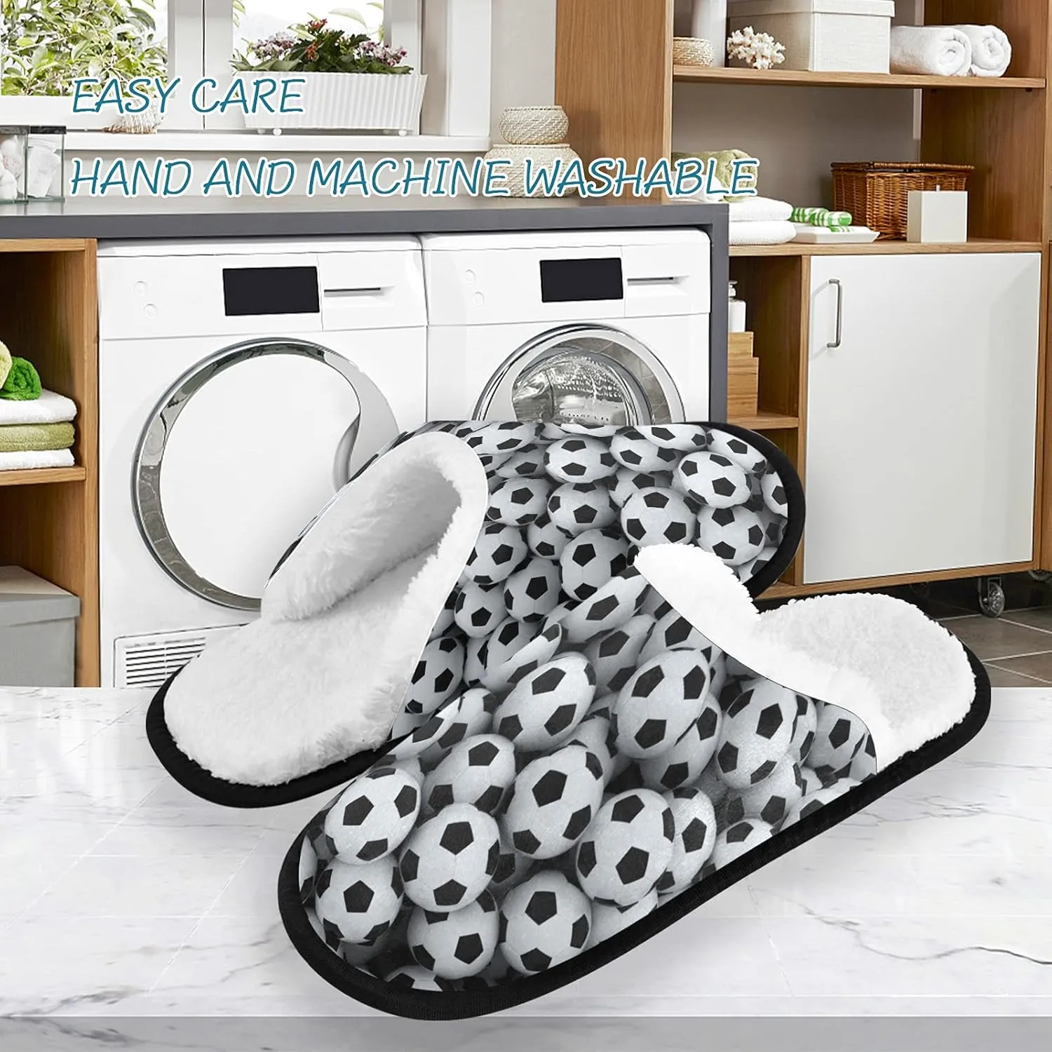 Slippers Soft Non-Slip Indoor House Slippers Home Shoes For Bedroom Hotel Travel Spa