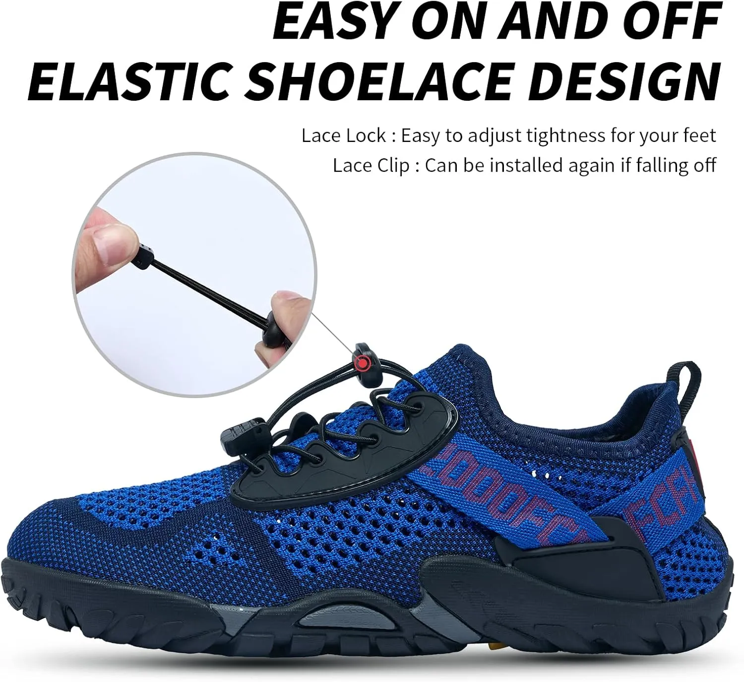 SOBASO Water Shoes Men Hiking Quick Dry Aqua Barefoot Swim Beach Shoes for Pool Hike Surf Sport Yoga Diving Sailing Travel Adult Unisex