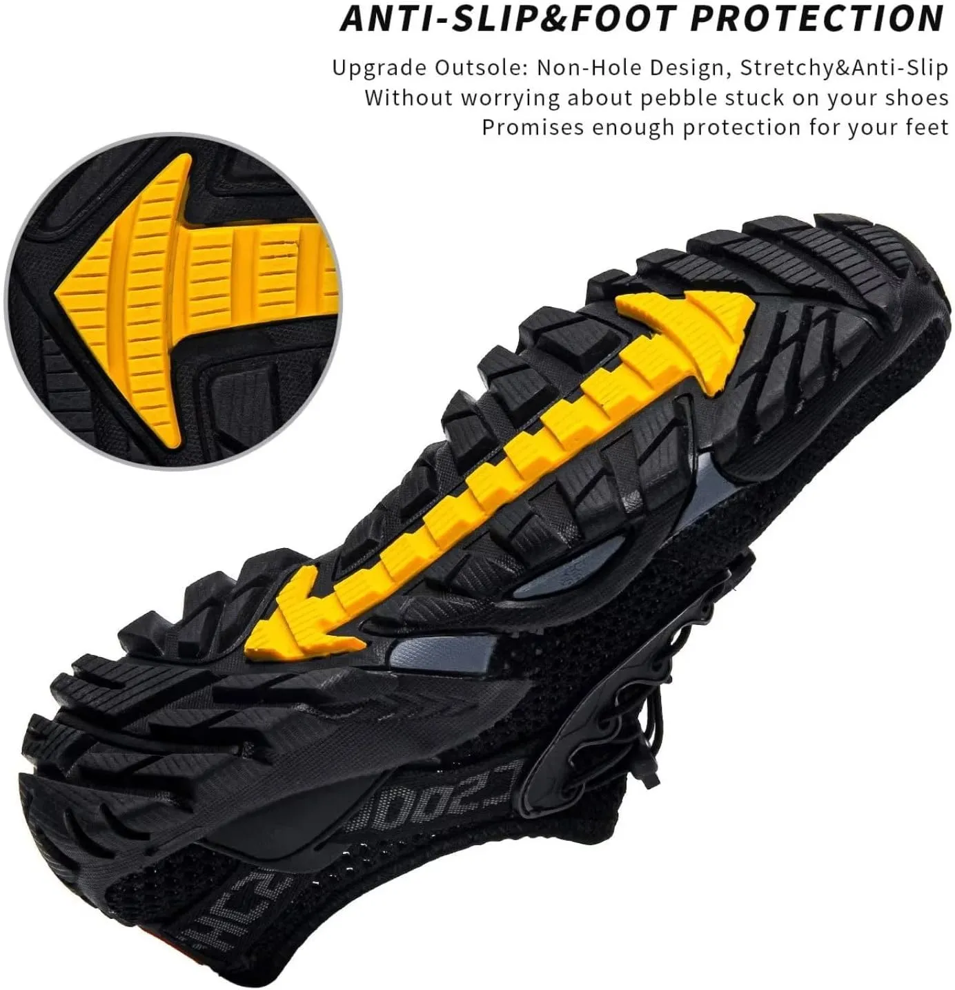 SOBASO Water Shoes Women Men Quick Drying Swim Beach Aqua Shoes for Water Sport Diving Hiking Sailing Travel