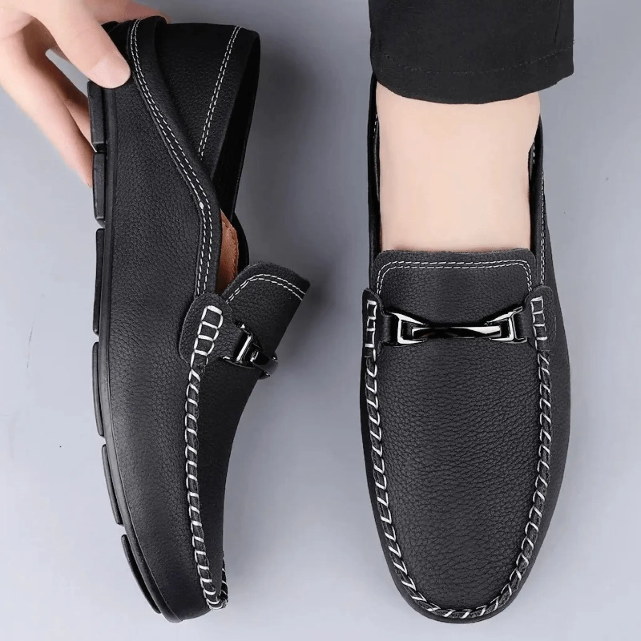 Soft Genuine Leather Loafers