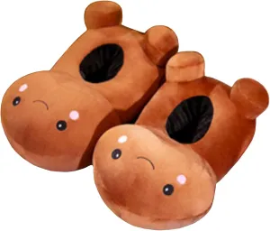 Soft Stuffed House Slippers Cute Winter Warm Slippers Sexy Plush Slippers for Women Girl