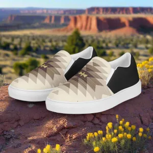 Southwest Mens Slip-On Canvas Shoes Kewa Halftone