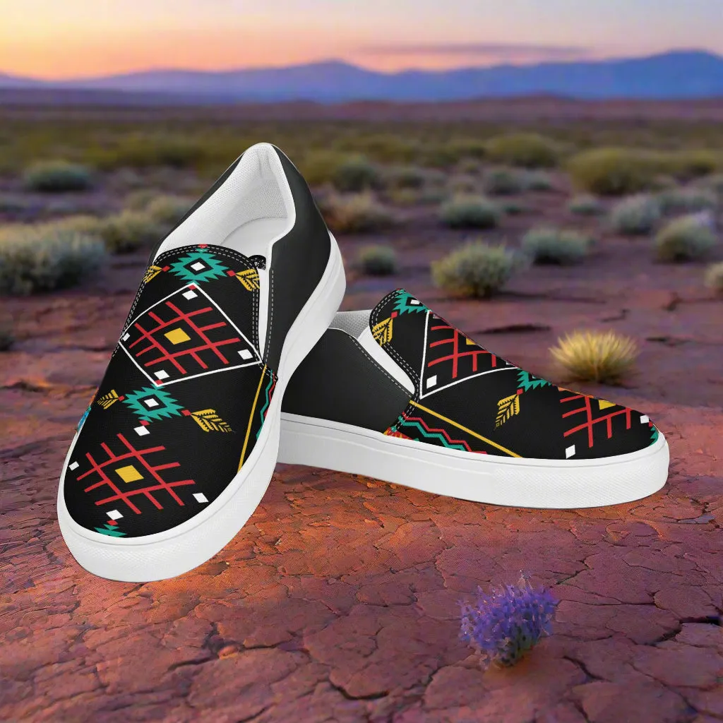 Southwest | Women’s Slip-on Canvas Shoes | Hualipai Halftone