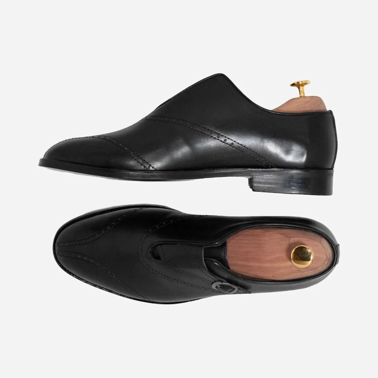 Sovereign Monk Strap Shoes for Men – Luxurious Leather, Classic Monk Strap Design | Premium Quality Leather Shoes | Comfortable & Stylish Formal Footwear