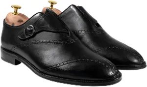 Sovereign Monk Strap Shoes for Men – Luxurious Leather, Classic Monk Strap Design | Premium Quality Leather Shoes | Comfortable & Stylish Formal Footwear