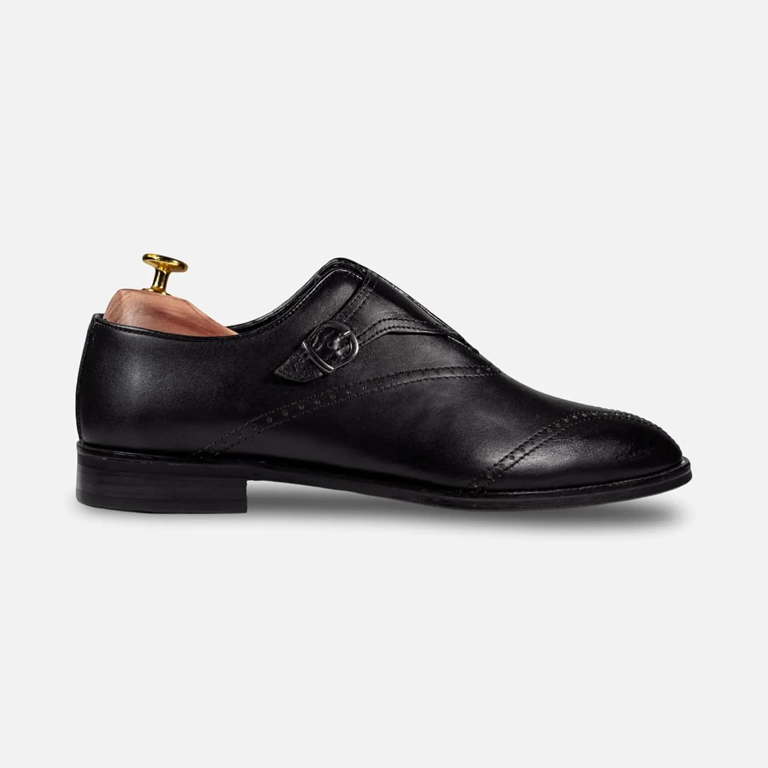 Sovereign Monk Strap Shoes for Men – Luxurious Leather, Classic Monk Strap Design | Premium Quality Leather Shoes | Comfortable & Stylish Formal Footwear