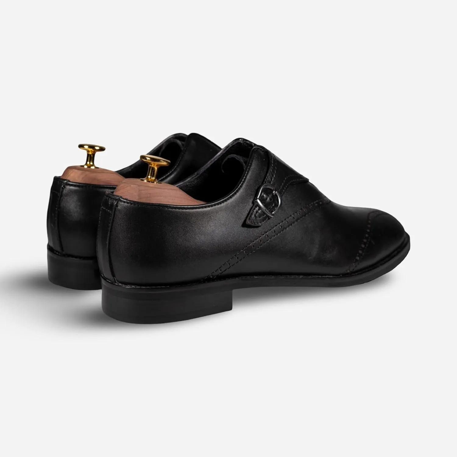 Sovereign Monk Strap Shoes for Men – Luxurious Leather, Classic Monk Strap Design | Premium Quality Leather Shoes | Comfortable & Stylish Formal Footwear