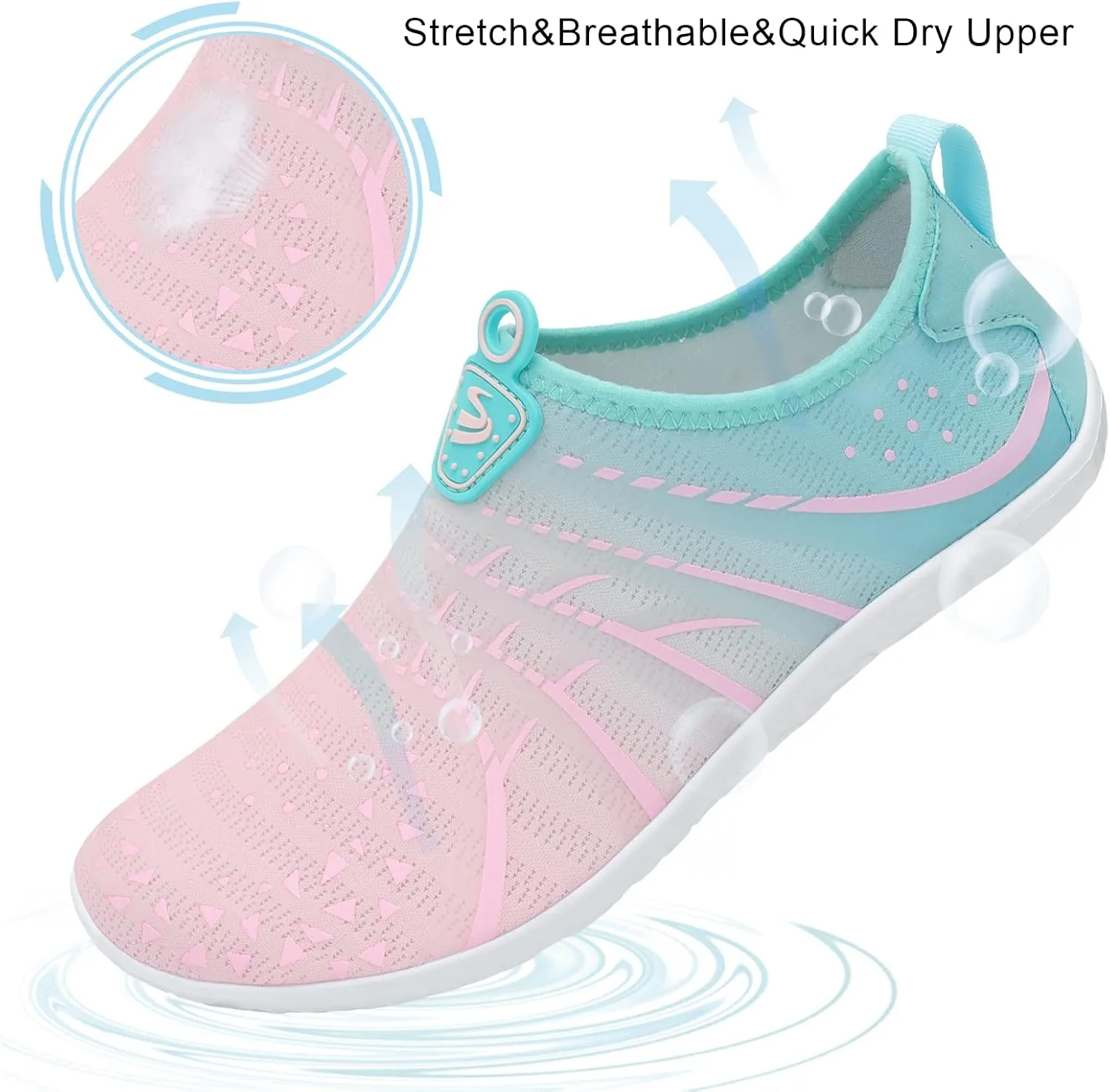 Spesoul Womens and Mens Water Shoes Breathable Quick Dry Soft Barefoot Aqua Socks for Hiking Swim Beach Surf Yoga Sport