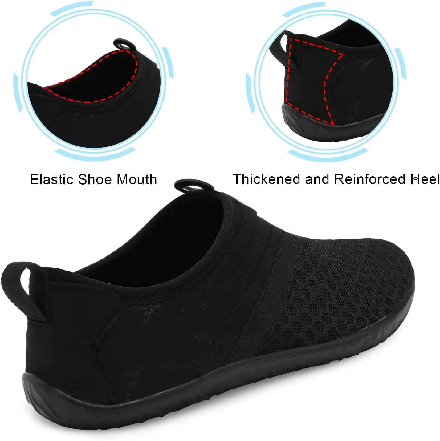 Spesoul Womens and Mens Water Shoes Breathable Quick Dry Soft Barefoot Aqua Socks for Hiking Swim Beach Surf Yoga Sport