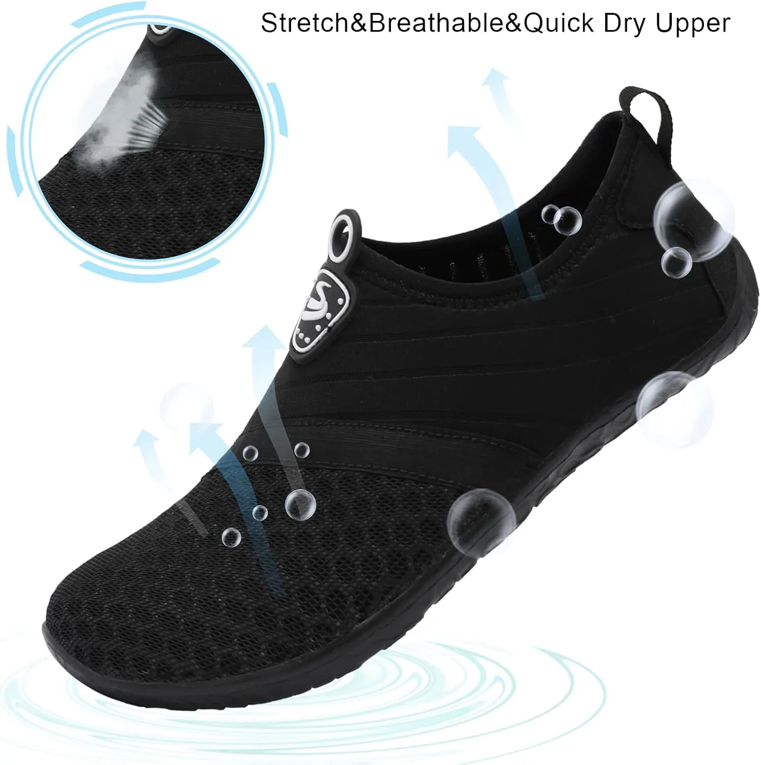 Spesoul Womens and Mens Water Shoes Breathable Quick Dry Soft Barefoot Aqua Socks for Hiking Swim Beach Surf Yoga Sport