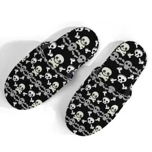 Stay Comfortable With These Men's Skulls Lightweight Soft Slippers
