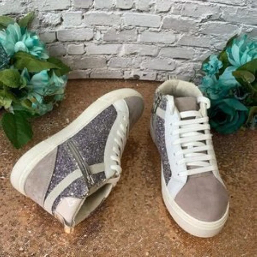 Steven New York Women's Redding Lace-Up High-Top Sneakers