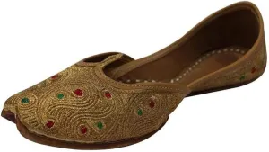 Stop n Style Copper Punjabi Jutti Handmade Jutti Indian Shoes Traditional Shoes Designer Jutti Mojari Shoes Online