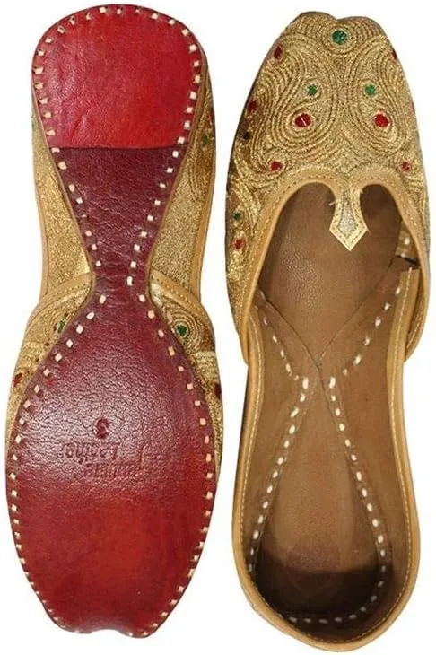 Stop n Style Copper Punjabi Jutti Handmade Jutti Indian Shoes Traditional Shoes Designer Jutti Mojari Shoes Online