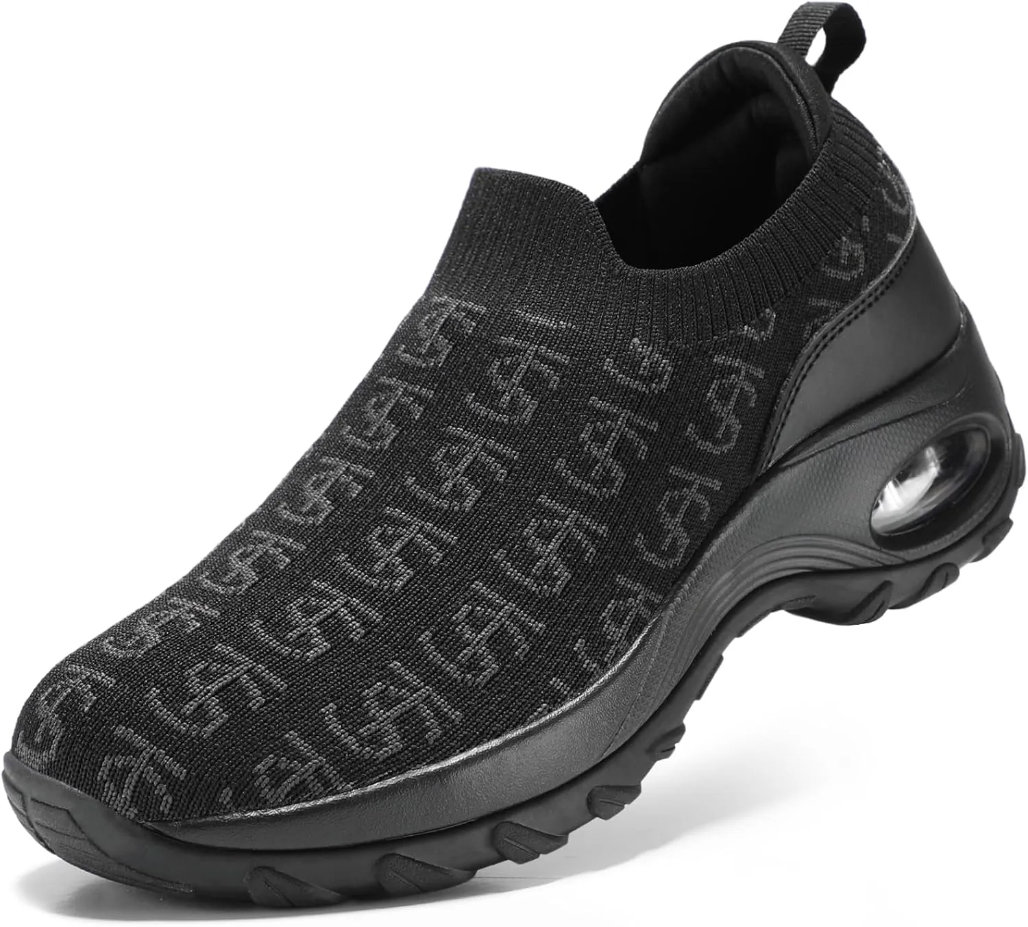 STQ Women Walking Shoes Casual Slip on Sneakers for All Day Standing & Foot Pain Reliefing