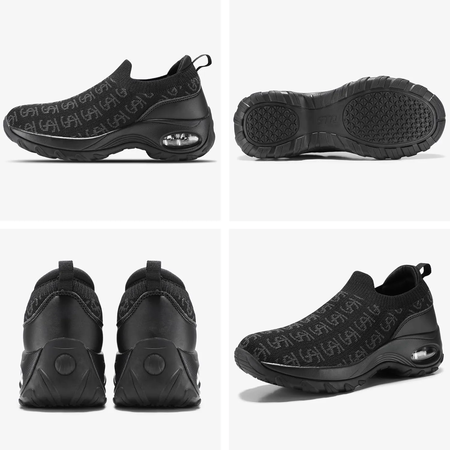 STQ Women Walking Shoes Casual Slip on Sneakers for All Day Standing & Foot Pain Reliefing