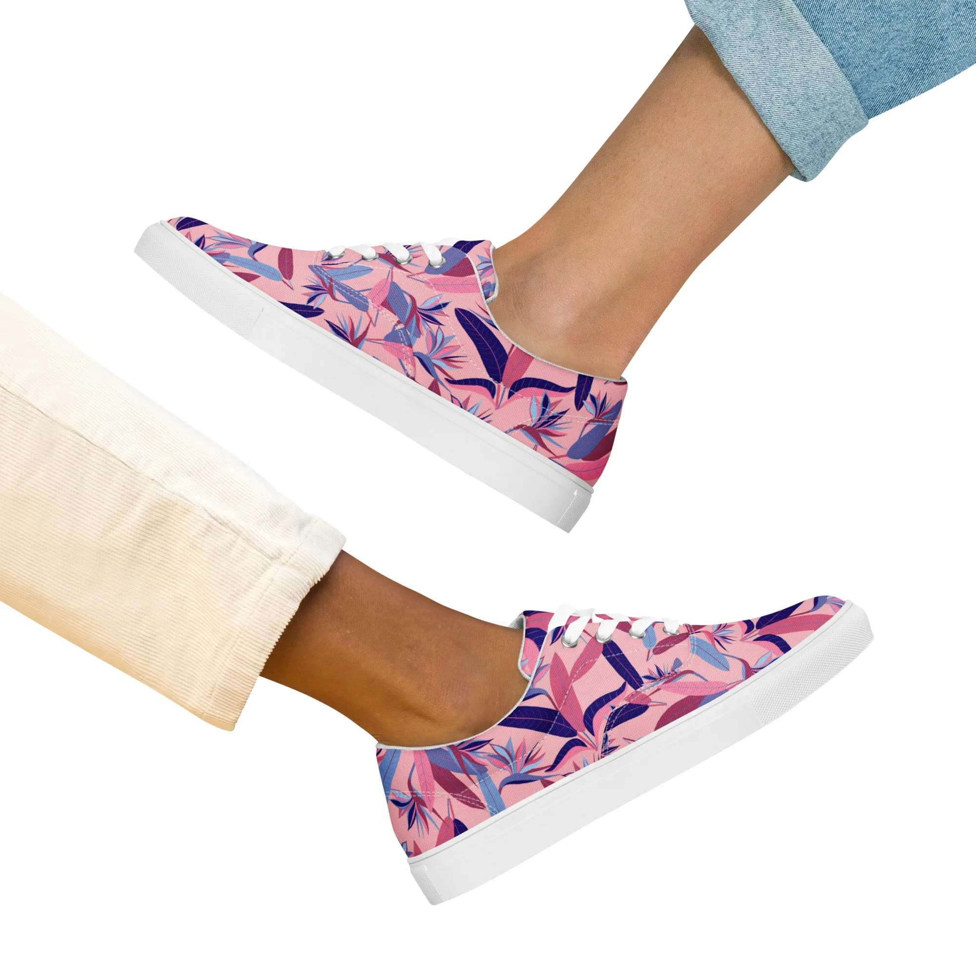Strelitzia nicolai – Women’s Lace Up Canvas Shoes