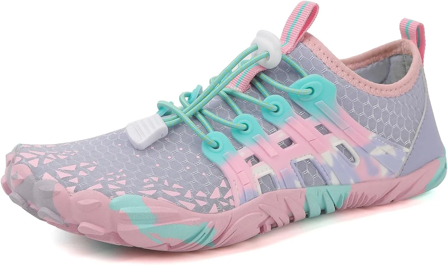 Stylish Water Shoes for Women Men Quick Drying, Breathable Mesh Hiking Barefoot Water Shoes with Drainage, Outdoor Sports Surf Yoga Beach Walking